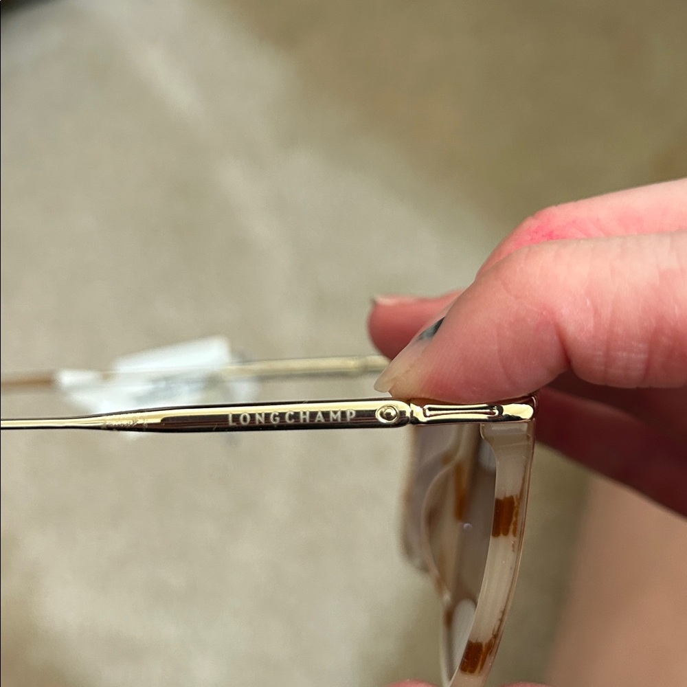 Longchamp Paris LO660S Women’s Designer Sunglasses Tan Acetate Full Rim NWT - Picture 8 of 17